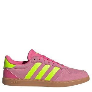 Adidas Pink and Lime Green Sneakers